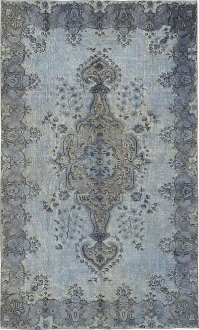 Alfombra Tallada a Mano Sobre Teñida - 165 cm x 277 cm