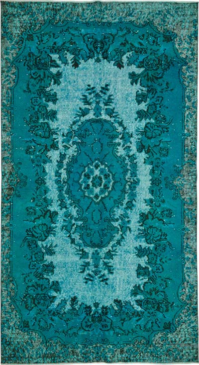 El Oyması Boyalı Halı - 163 cm x 295 cm