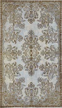 Alfombra Tallada a Mano Sobre Teñida - 170 cm x 293 cm