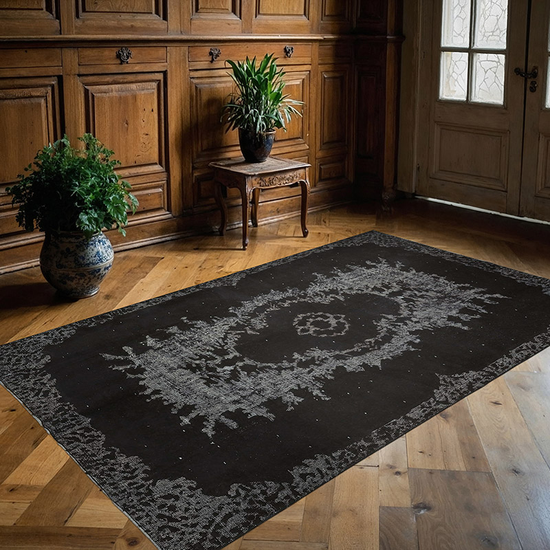 Hand Carved Over-Dyed Rug - 5' 4" x 8' 6" (64" x 102") - K0087105