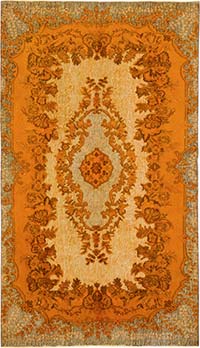 Alfombra Tallada a Mano Sobre Teñida - 170 cm x 298 cm