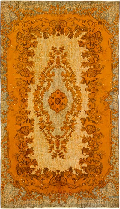 Alfombra Tallada a Mano Sobre Teñida - 170 cm x 298 cm