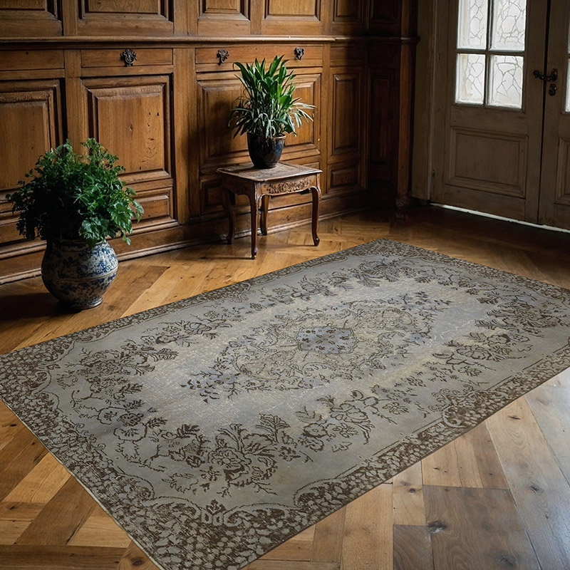 Alfombra Tallada a Mano Sobre Teñida - 160 cm x 260 cm - K0087108