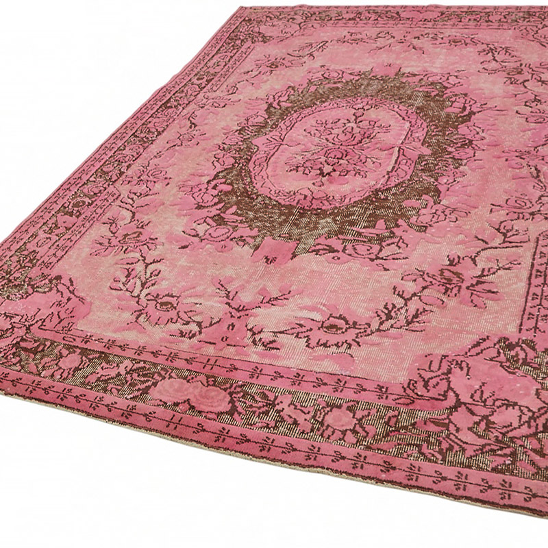 Alfombra Tallada a Mano Sobre Teñida - 187 cm x 270 cm - K0087109