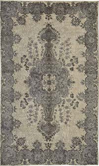 Hand Carved Over-Dyed Rug - 5' 5" x 8' 10" (65" x 106")