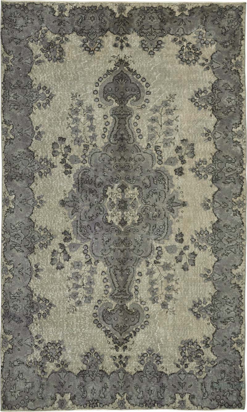 Alfombra Tallada a Mano Sobre Teñida - 165 cm x 270 cm - K0087112