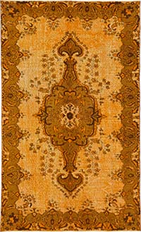 Hand Carved Over-Dyed Rug - 5' 6" x 9' 3" (66" x 111")