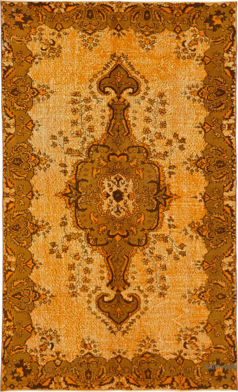 El Oyması Boyalı Halı - 168 cm x 282 cm - K0087113