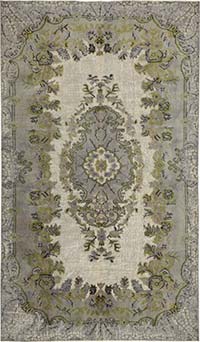 Hand Carved Over-Dyed Rug - 5' 7" x 9' 6" (67" x 114")