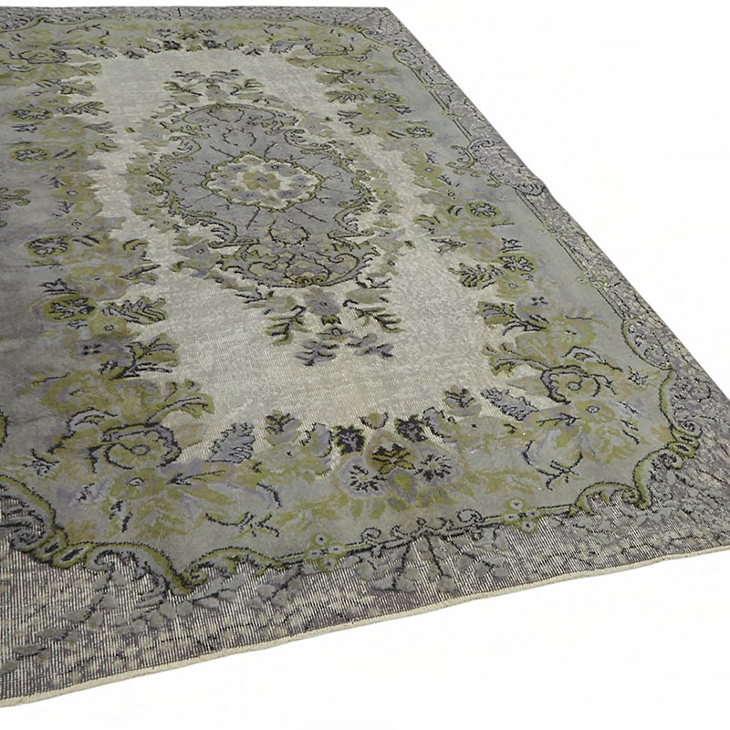 Alfombra Tallada a Mano Sobre Teñida - 170 cm x 290 cm - K0087114