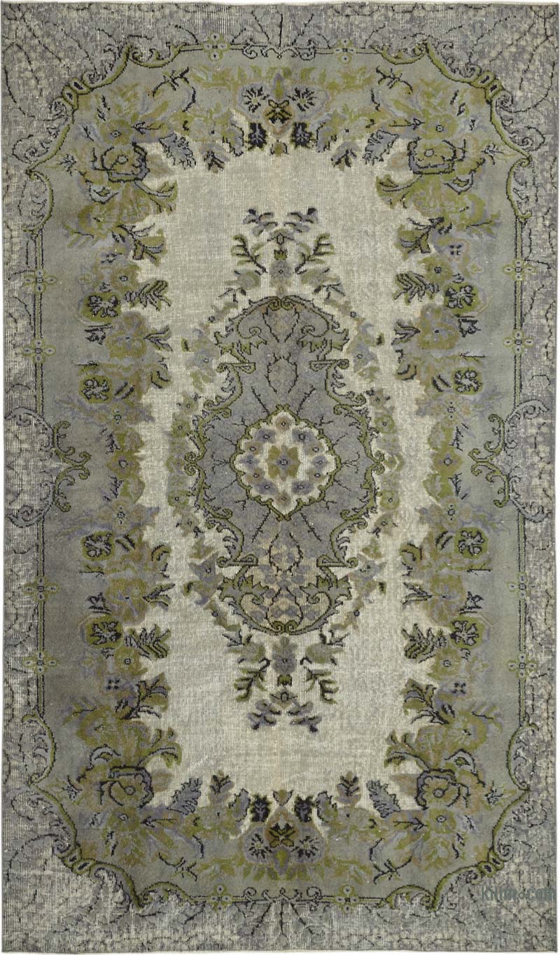 Alfombra Tallada a Mano Sobre Teñida - 170 cm x 290 cm - K0087114