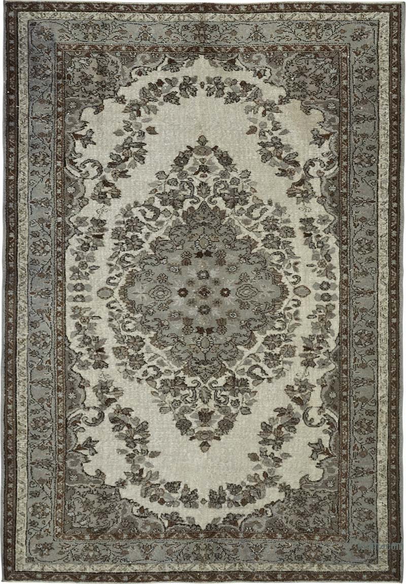 Alfombra Tallada a Mano Sobre Teñida - 190 cm x 280 cm - K0087115