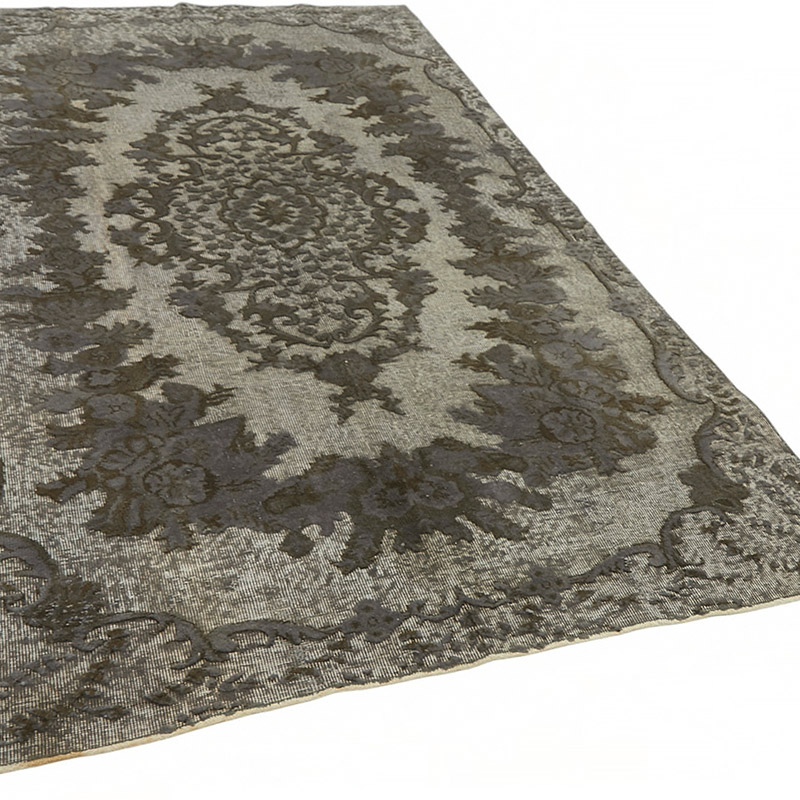 Alfombra Tallada a Mano Sobre Teñida - 160 cm x 272 cm - K0087116