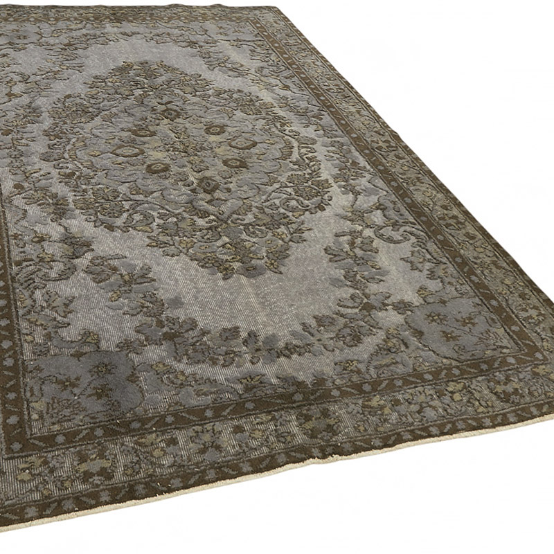 Alfombra Tallada a Mano Sobre Teñida - 172 cm x 287 cm - K0087117