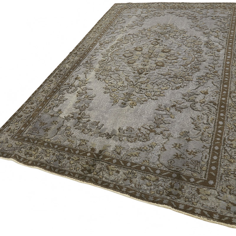 Alfombra Tallada a Mano Sobre Teñida - 172 cm x 287 cm - K0087117