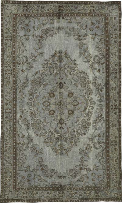 Alfombra Tallada a Mano Sobre Teñida - 172 cm x 287 cm