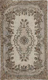 Hand Carved Over-Dyed Rug - 6'  x 9' 7" (72" x 115")