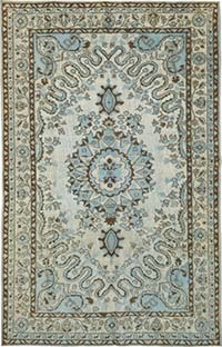 El Oyması Boyalı Halı - 170 cm x 297 cm