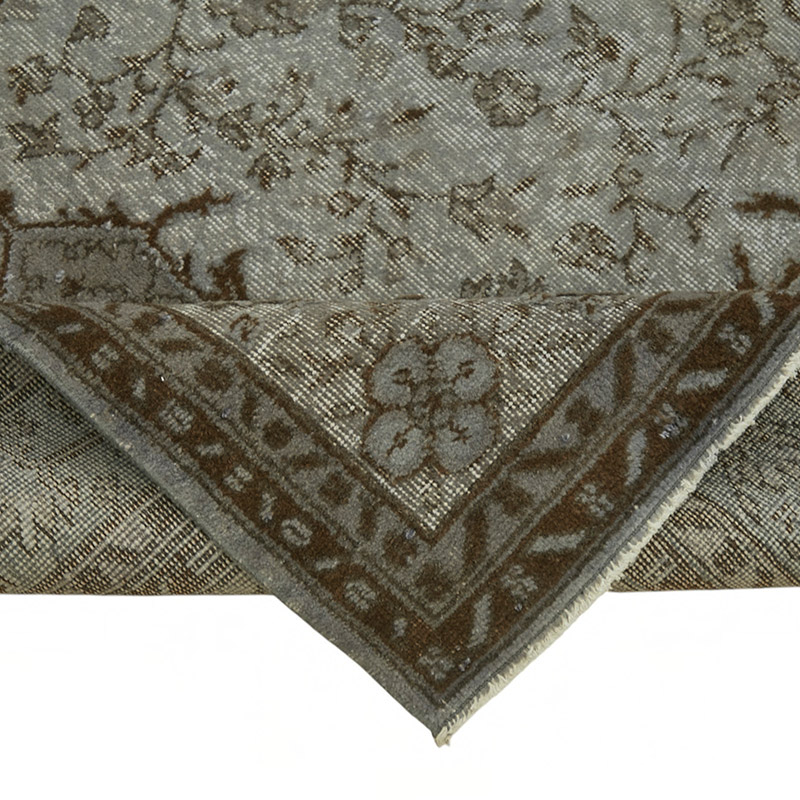 Hand Carved Over-Dyed Rug - 6' 4" x 9' 8" (76" x 116") - K0087127