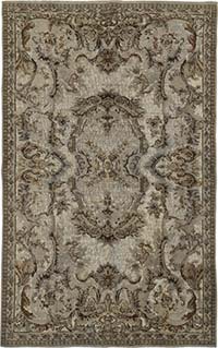Hand Carved Over-Dyed Rug - 5' 5" x 8' 9" (65" x 105")
