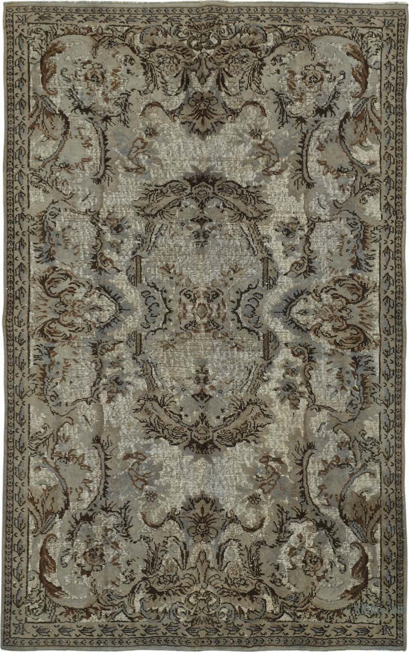Alfombra Tallada a Mano Sobre Teñida - 166 cm x 266 cm - K0087128