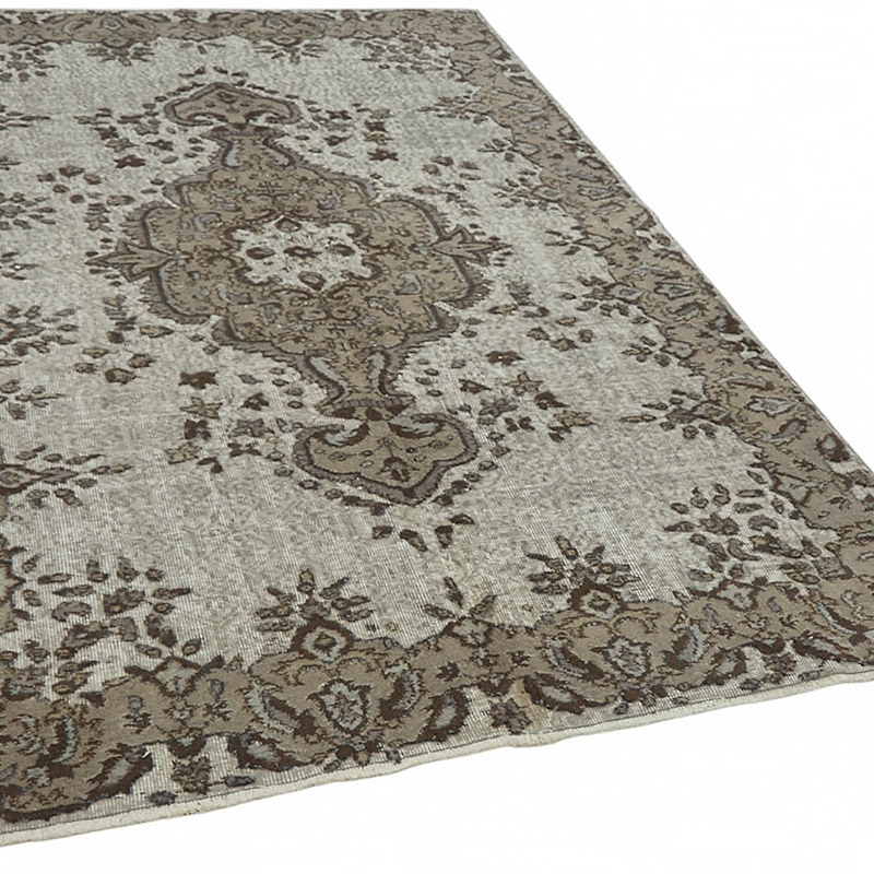 Alfombra Tallada a Mano Sobre Teñida - 165 cm x 263 cm - K0087129
