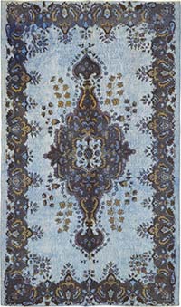 El Oyması Boyalı Halı - 173 cm x 296 cm
