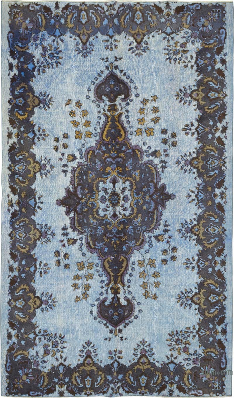 Alfombra Tallada a Mano Sobre Teñida - 173 cm x 296 cm - K0087131