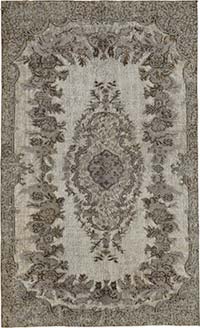 Hand Carved Over-Dyed Rug - 5' 5" x 8' 9" (65" x 105")
