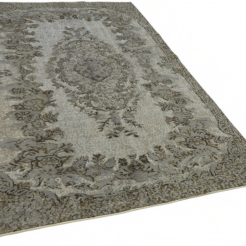 Alfombra Tallada a Mano Sobre Teñida - 164 cm x 267 cm - K0087132