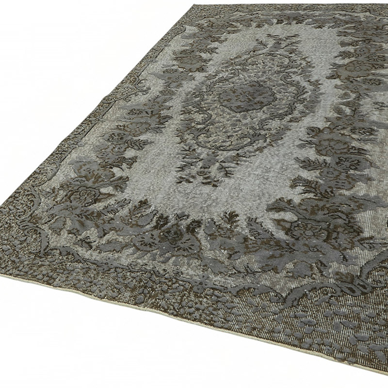 Alfombra Tallada a Mano Sobre Teñida - 164 cm x 267 cm - K0087132