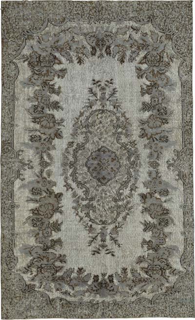 Alfombra Tallada a Mano Sobre Teñida - 164 cm x 267 cm