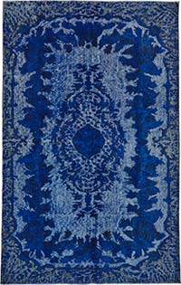 El Oyması Boyalı Halı - 168 cm x 262 cm