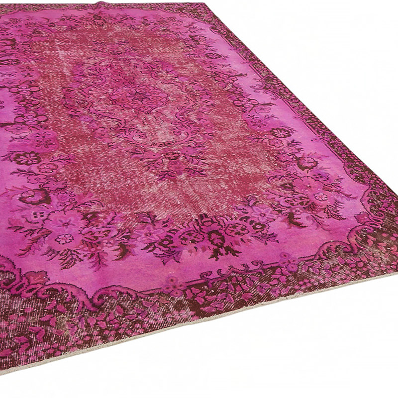 Hand Carved Over-Dyed Rug - 6' 2" x 9' 11" (74" x 119") - K0087134