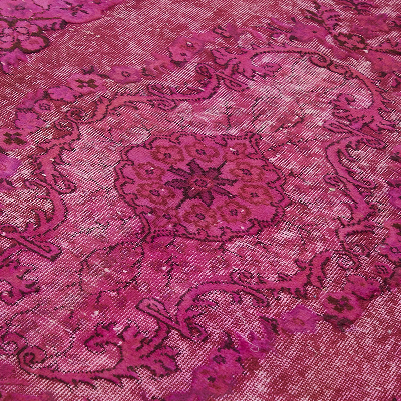 Hand Carved Over-Dyed Rug - 6' 2" x 9' 11" (74" x 119") - K0087134