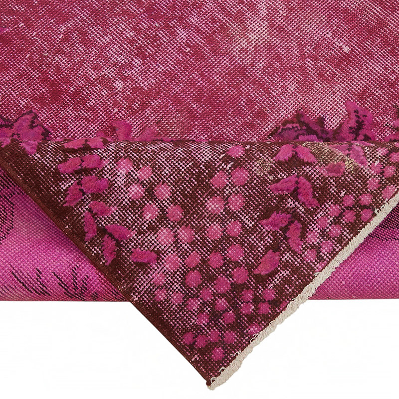 Hand Carved Over-Dyed Rug - 6' 2" x 9' 11" (74" x 119") - K0087134