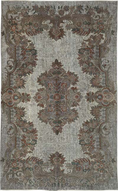 Alfombra Tallada a Mano Sobre Teñida - 172 cm x 273 cm