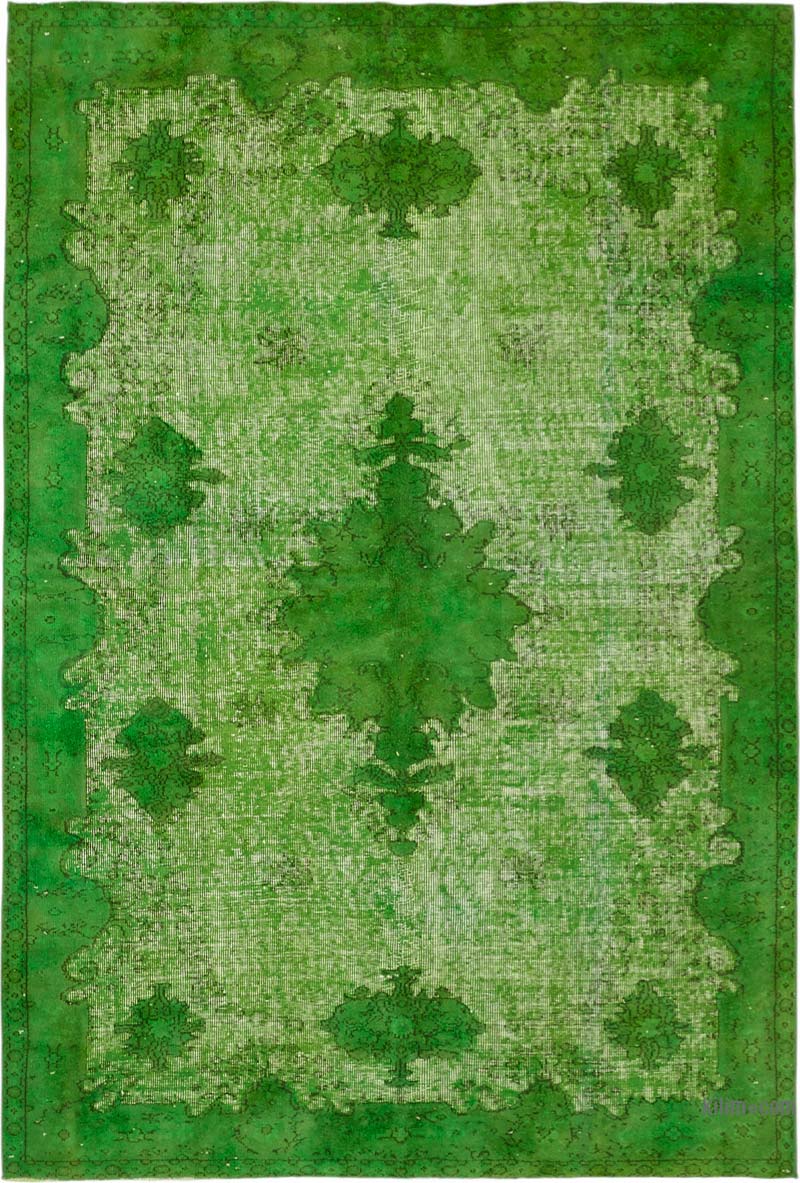 Alfombra Tallada a Mano Sobre Teñida - 180 cm x 266 cm - K0087139