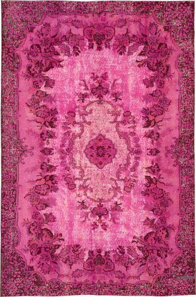 El Oyması Boyalı Halı - 195 cm x 296 cm