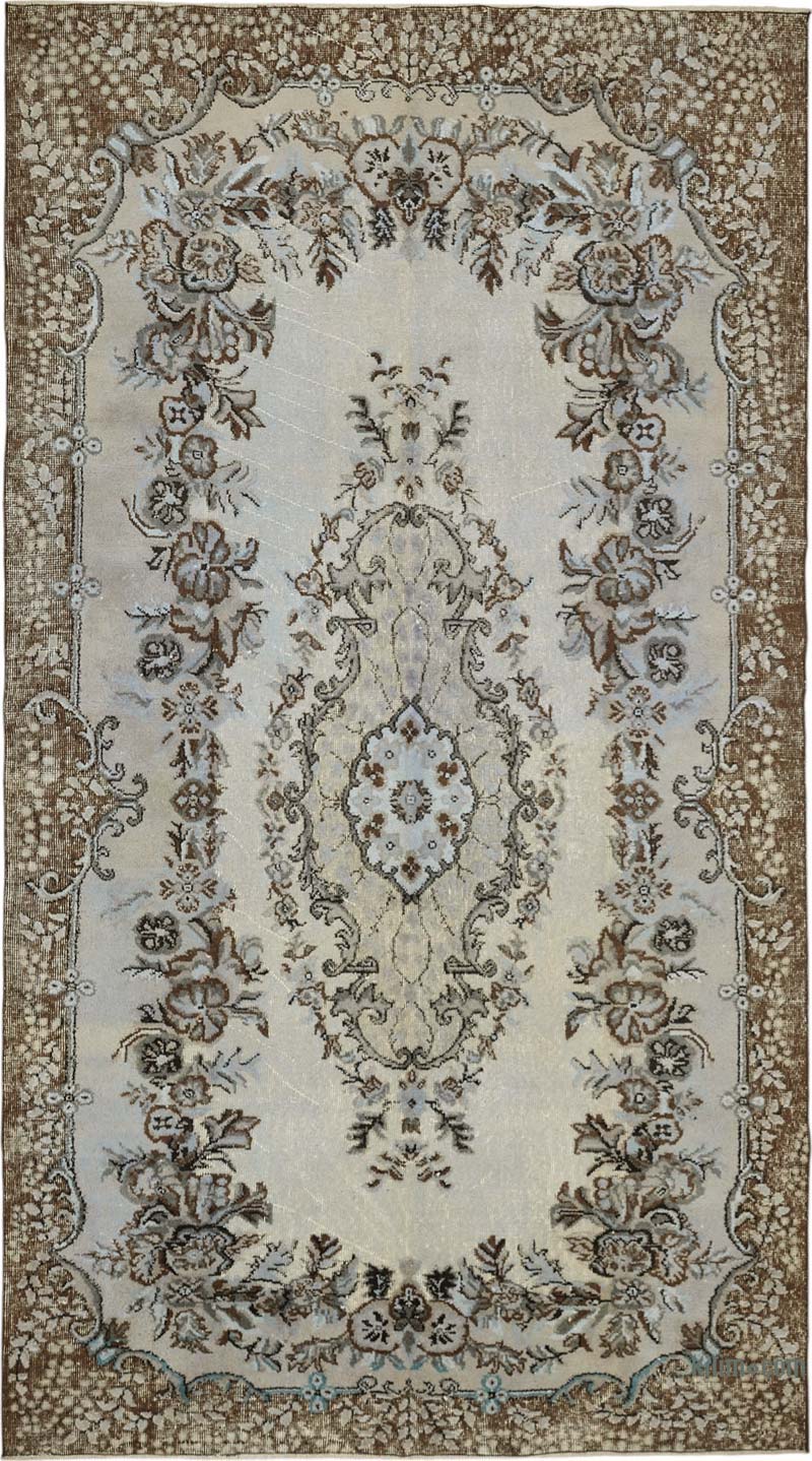 Hand Carved Over-Dyed Rug - 5' 10" x 10' 6" (70" x 126") - K0087141