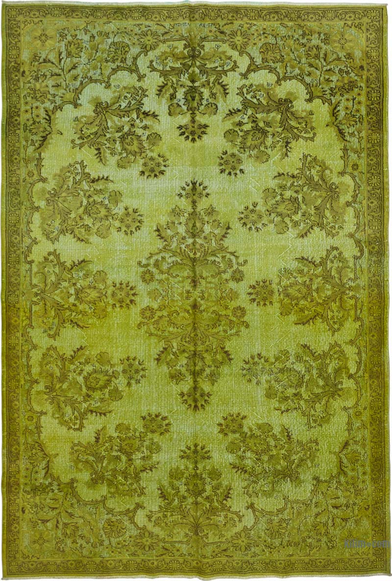 Alfombra Tallada a Mano Sobre Teñida - 217 cm x 320 cm - K0087143