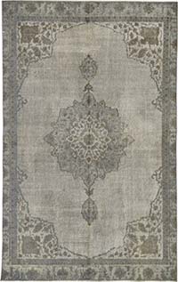 Alfombra Tallada a Mano Sobre Teñida - 182 cm x 294 cm