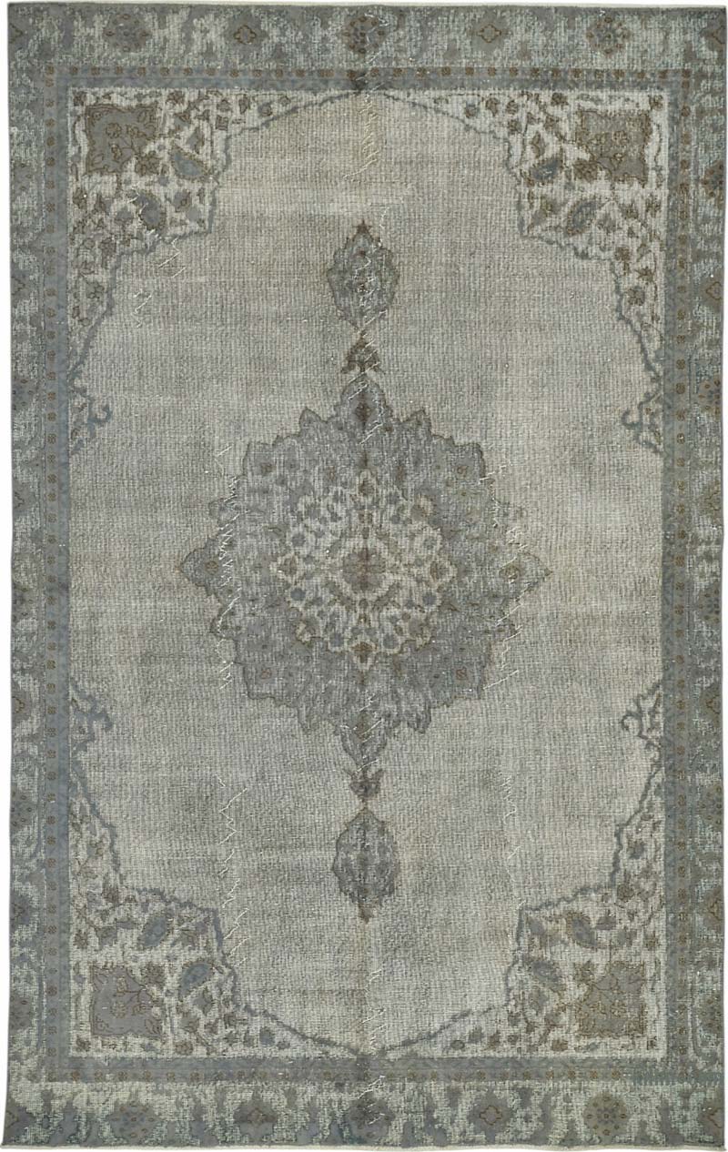 Alfombra Tallada a Mano Sobre Teñida - 182 cm x 294 cm - K0087144