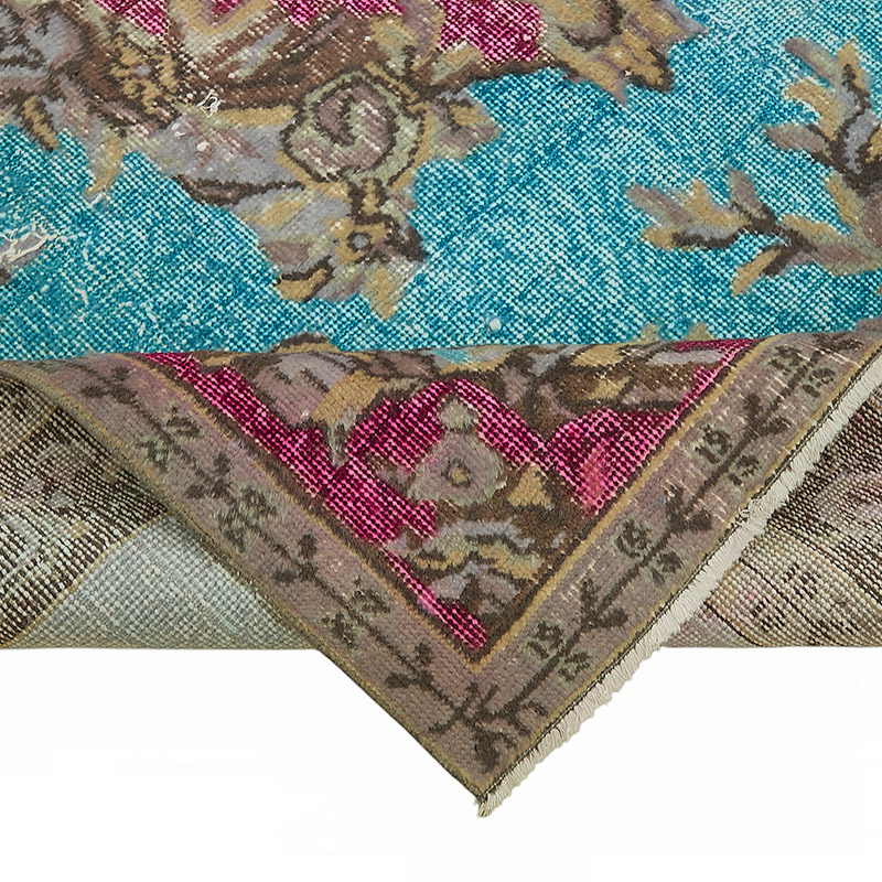 Hand Carved Over-Dyed Rug - 5' 10" x 10' 5" (70" x 125") - K0087145