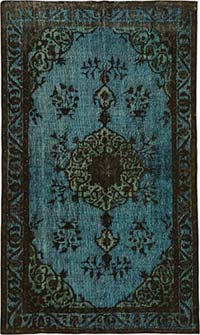 El Oyması Boyalı Halı - 173 cm x 287 cm