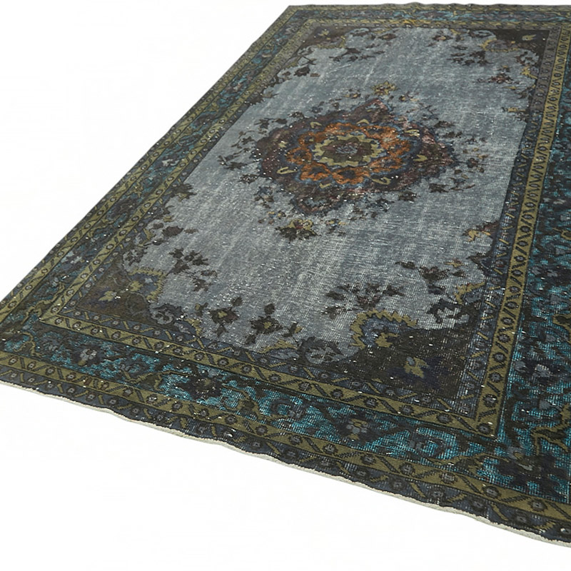 Alfombra Tallada a Mano Sobre Teñida - 176 cm x 304 cm - K0087147