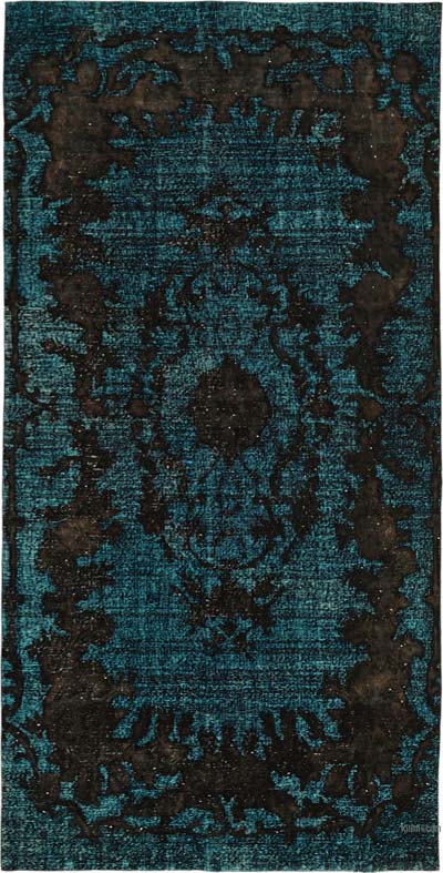 El Oyması Boyalı Halı - 168 cm x 328 cm