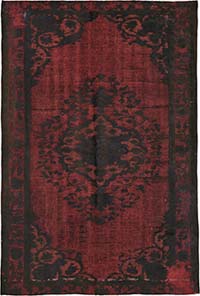 El Oyması Boyalı Halı - 191 cm x 295 cm