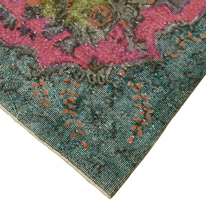 Hand Carved Over-Dyed Rug - 6' 2" x 9' 5" (74" x 113") - K0087155