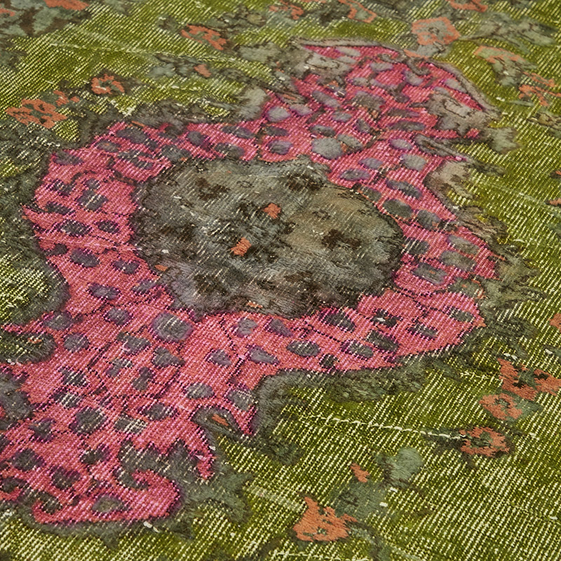 Hand Carved Over-Dyed Rug - 6' 2" x 9' 5" (74" x 113") - K0087155